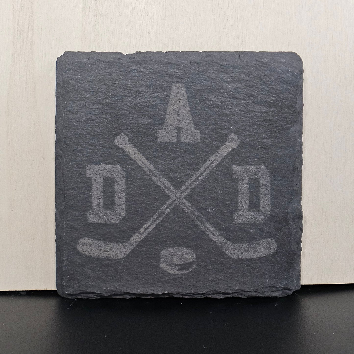 Dad Hockey Stick Coaster